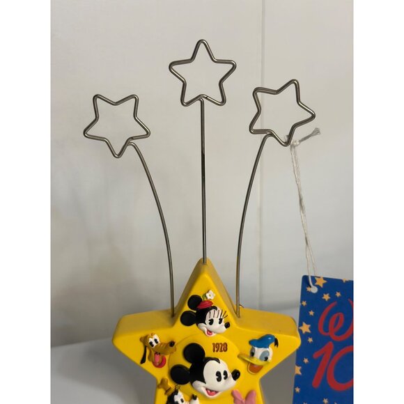 VTG 2001 Hallmark Disney Walt’s 100th Star Photo Holder Mickey Minnie Goofy - Picture 3 of 8